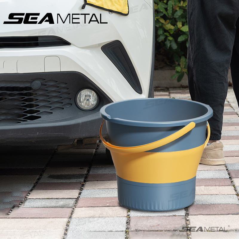 Fishing Equipment And Accessories - SEAMETAL 5/10L Portable Folding Bucket Multifunctional