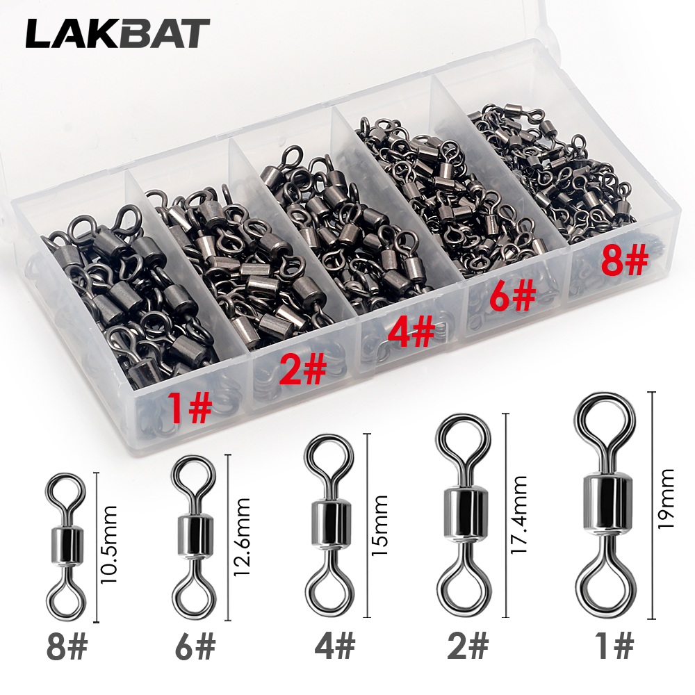 Fishing Equipment And Accessories - 100PCS Stainless Steel Fishing Swivel Bearing