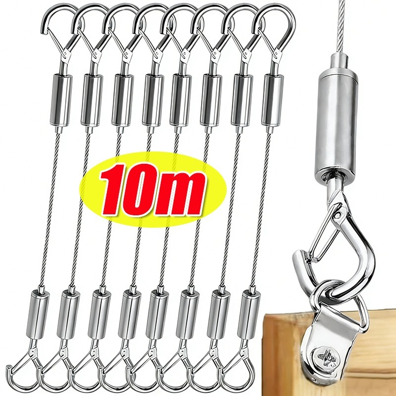Fishing Equipment And Accessories - Stainless Steel Wire Rope With Spring
