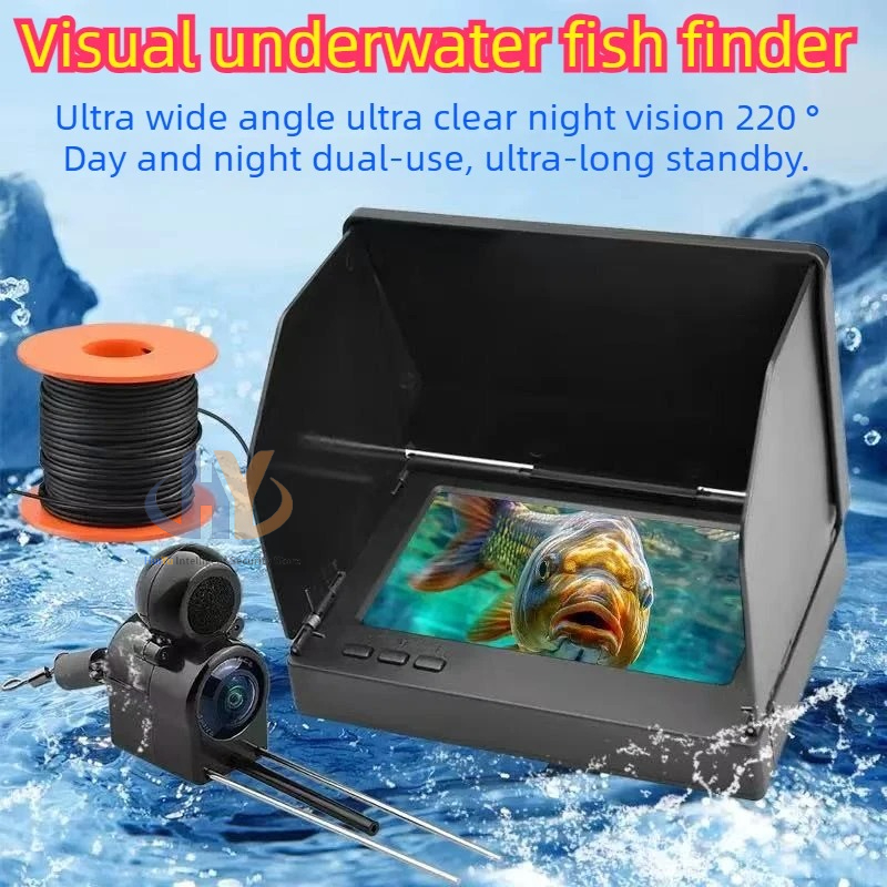 Underwater Fishing Camera - Underwater visual fish finder display fishing