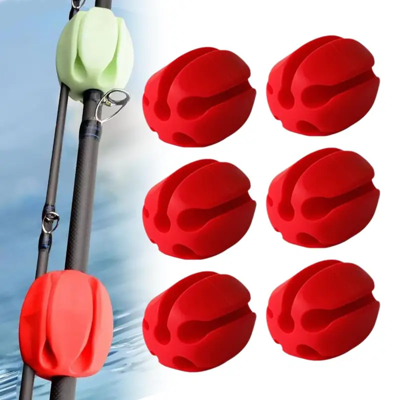 6-24Pcs Rod Protection Cover R - Fishing Equipment Storage 评论和价格