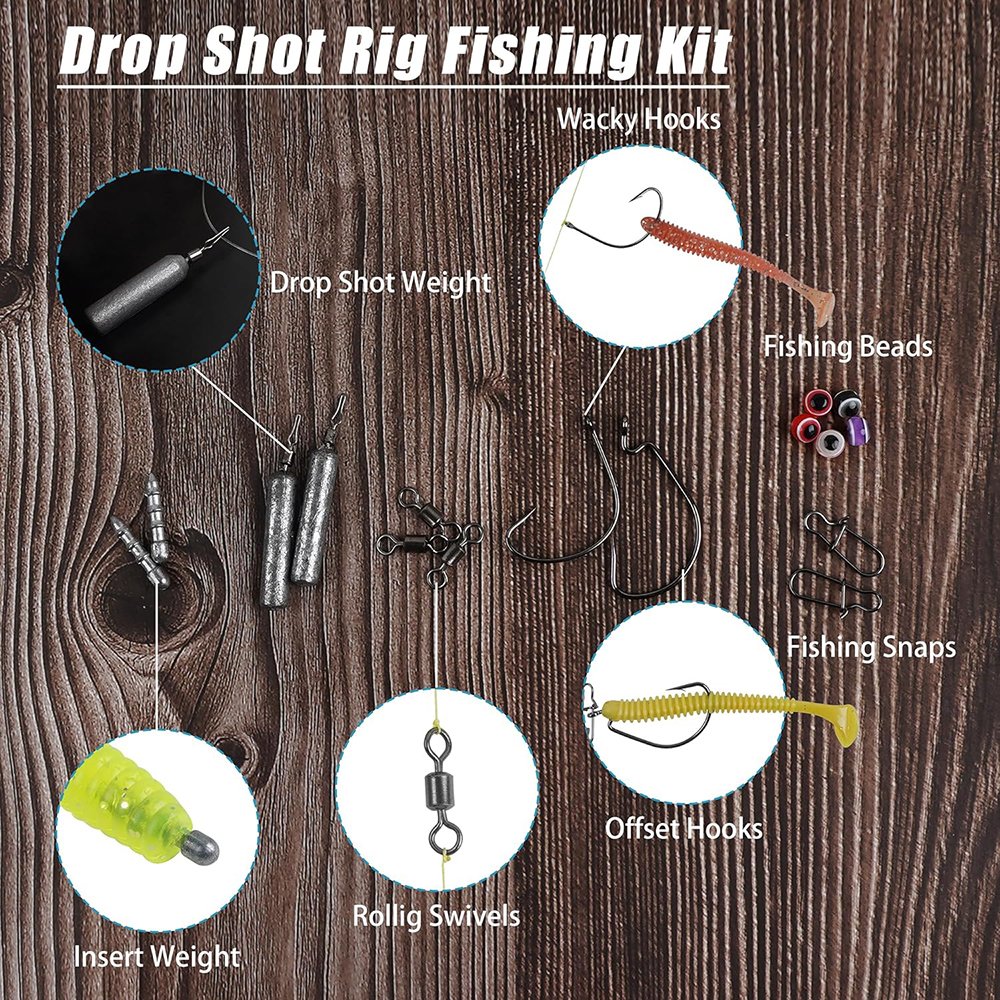 107Pcs Fishing Weights Sinker  - Bass Fishing Lure 评论和价格