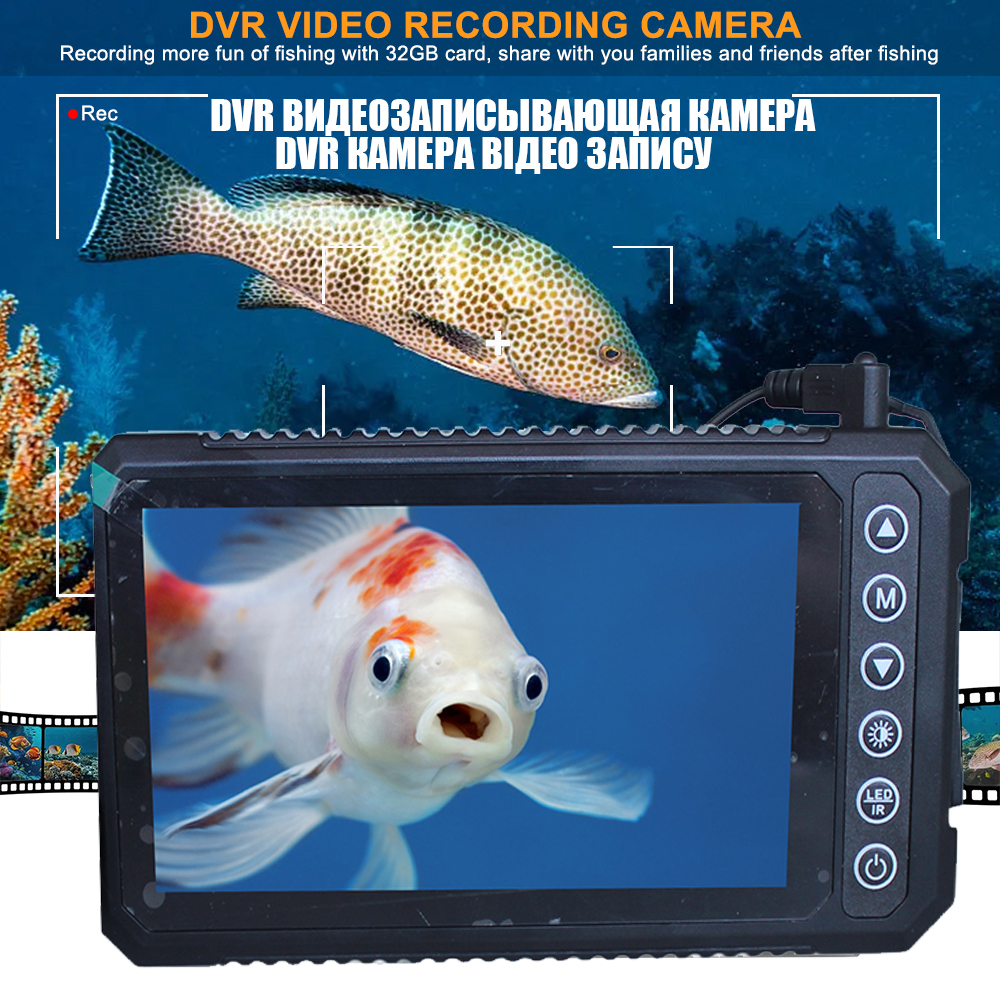 Mutil Lanuage 4.5Inch IPS 1080 - Underwater Fishing Camera 评论和价格