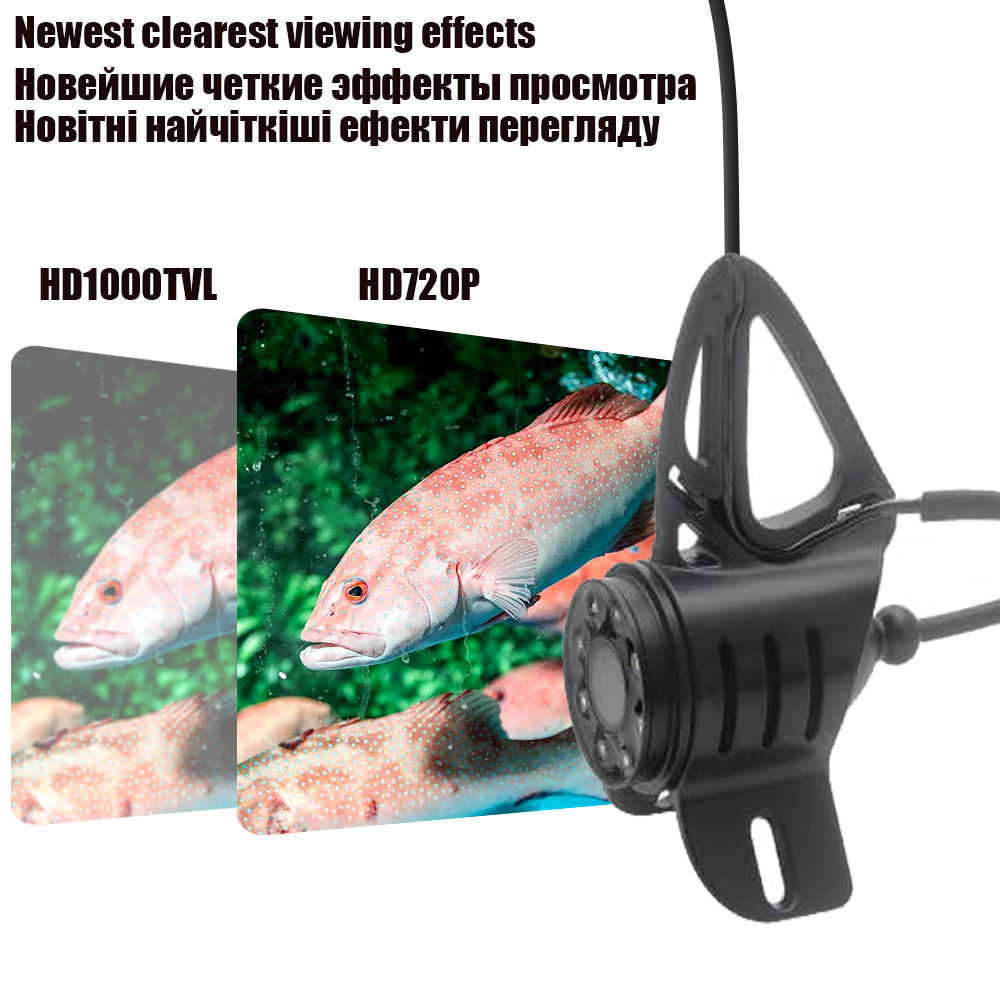 Mutil Lanuage 4.5Inch IPS 1080 - Underwater Fishing Camera 评论和价格