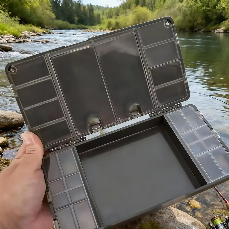 Large Capacity Hard PVC Tackle - Fishing Equipment Storage 评论和价格