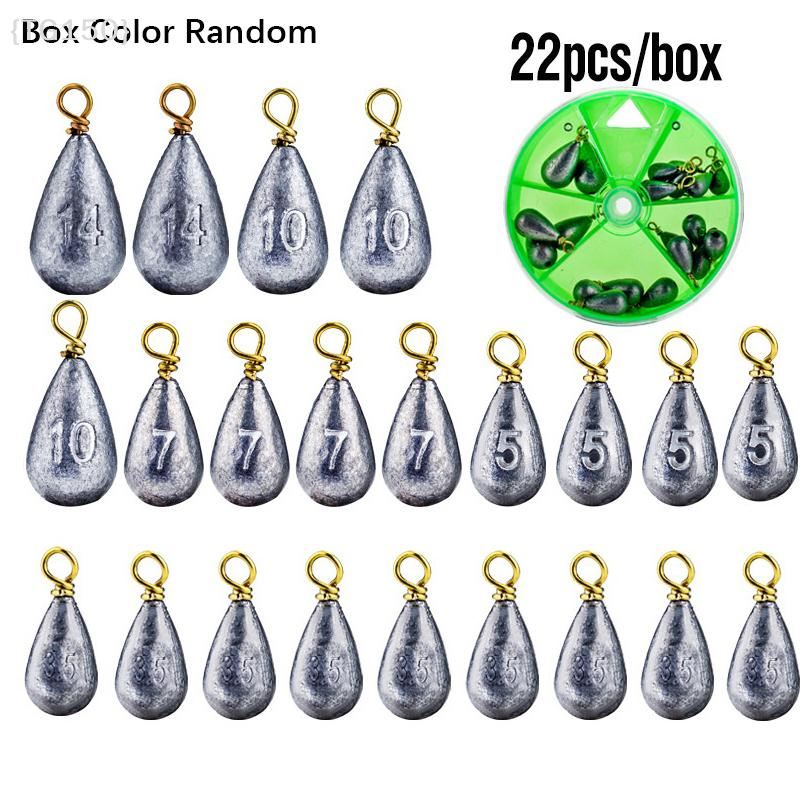 【TG150】22Pcs/Box Fishing Bait  - Fishing Equipment Storage 评论和价格