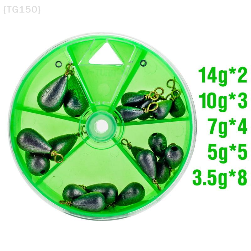 【TG150】22Pcs/Box Fishing Bait  - Fishing Equipment Storage 评论和价格