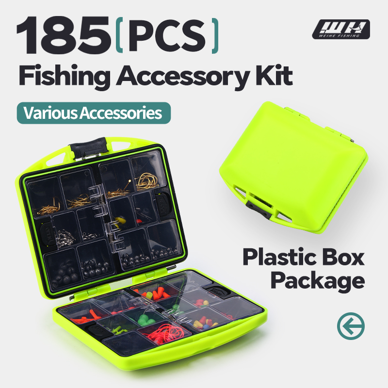 WEIHE 185pcs fishing accessori - Fishing Equipment Storage 评论和价格
