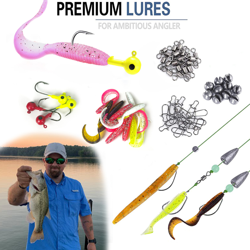 New 120PCS Fishing Lure Set So - Bass Fishing Lure 评论和价格