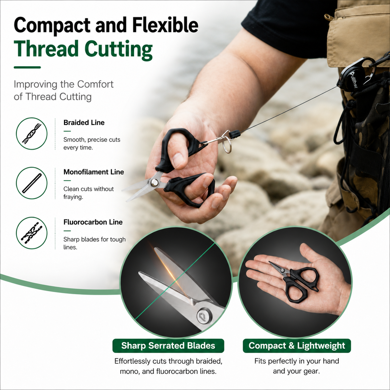 Fishing Scissors Stainless Ste - Braided Fishing Line 评论和价格