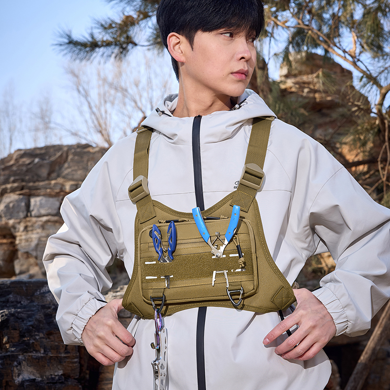 Tactical Front Chest Rig Bag V - Fishing Backpack 评论和价格