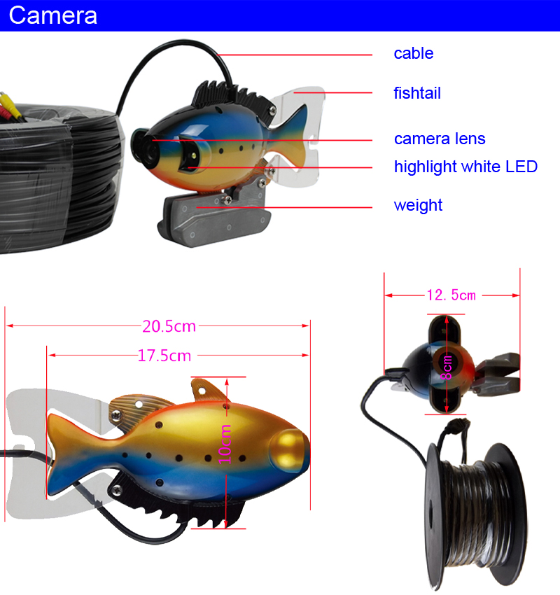 SY801 Underwater Fishing Camer - Underwater Fishing Camera 评论和价格