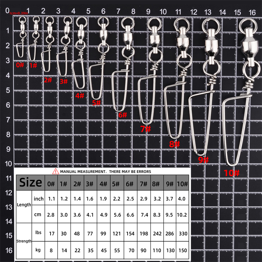 50pcs Fishing Ball Bearing Swi - Fishing Equipment Storage 评论和价格