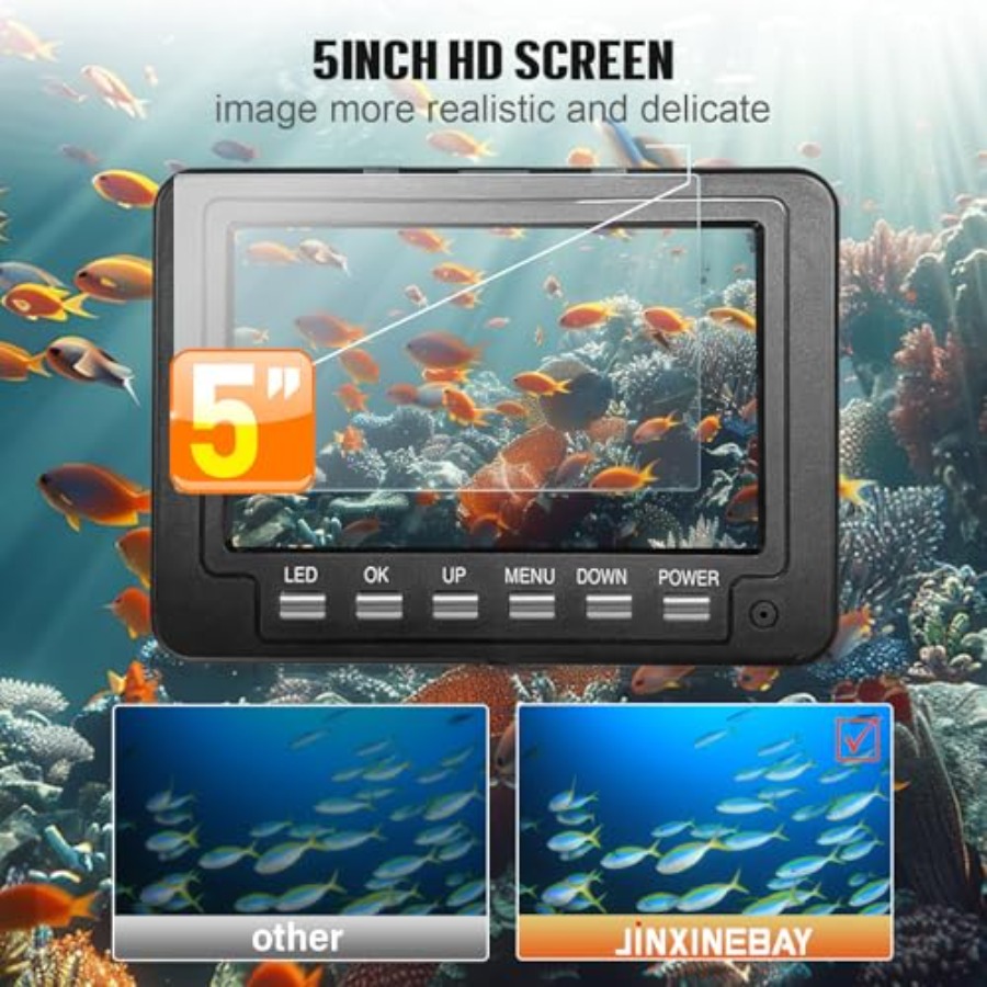 Portable 5 Underwater Fishing  - Underwater Fishing Camera 评论和价格