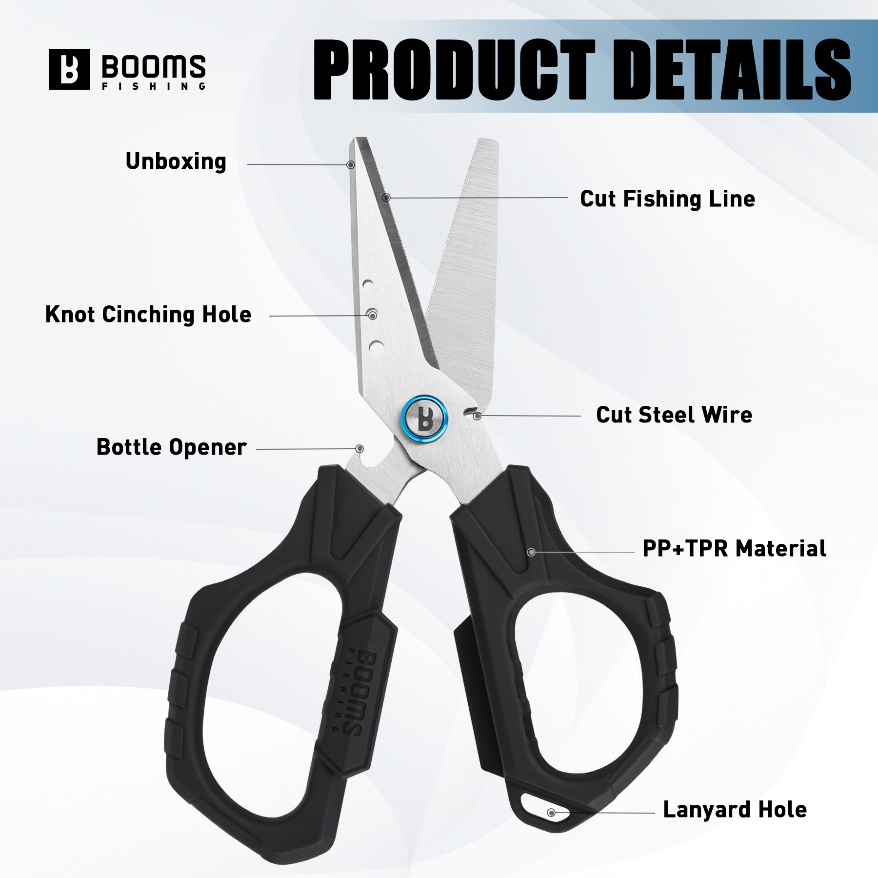 Booms Fishing S04 Fishing Scis - Braided Fishing Line 评论和价格